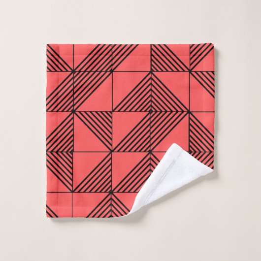 Art Deco Lines Bad Handdoek (Wasdoekje)