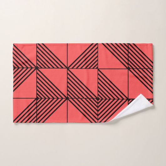 Art Deco Lines Bad Handdoek (Handdoek)