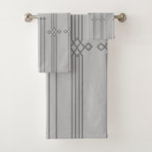 Art Deco Lines Bad Handdoek (Insitu)
