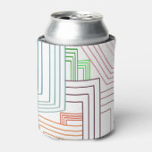 Art Deco Lines Blikjeskoeler (Blikje Voorkant)