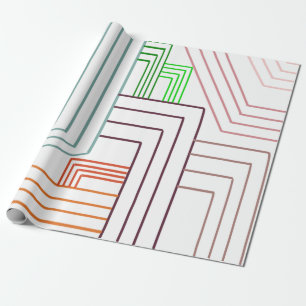Art Deco Lines Cadeaupapier