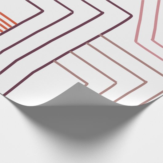 Art Deco Lines Cadeaupapier (Hoek)