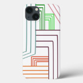 Art Deco Lines Case-Mate iPhone Case (Achterkant)