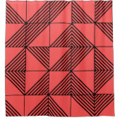 Art Deco Lines Douchegordijn (Voorkant)