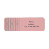 Art Deco Lines Etiket (Voorkant)