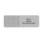 Art Deco Lines Etiket (Voorkant)