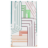 Art Deco Lines Klein Cadeauzakje (Achterkant)