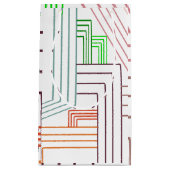 Art Deco Lines Klein Cadeauzakje (Voorkant)