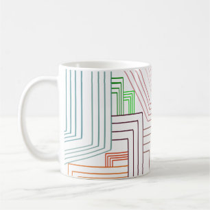 Art Deco Lines Koffiemok