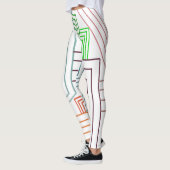 Art Deco Lines Leggings (Links)