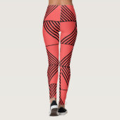 Art Deco Lines Leggings (Achterkant)