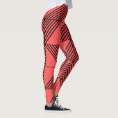 Art Deco Lines Leggings (Rechts)