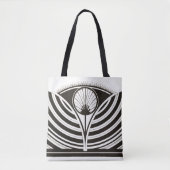 Art Deco Lines Tote Bag (Voorkant)