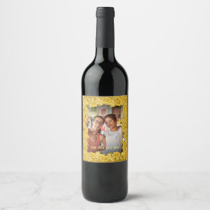 Art Deco Liquor Flesetiket Wijn Etiket