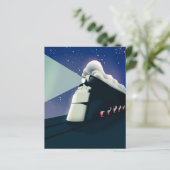 Art Deco-locomotief (Staand voorkant)