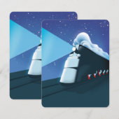 Art Deco-locomotief (Voorkant / Achterkant)