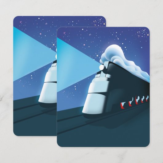 Art Deco-locomotief (Voorkant / Achterkant)