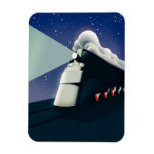 Art Deco-locomotief Magneet (Verticaal)