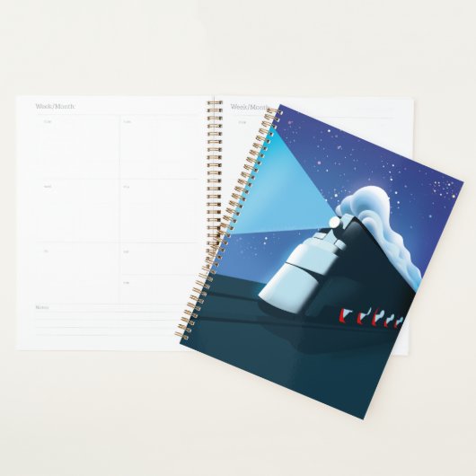 Art Deco-locomotief Planner (Display)