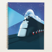 Art Deco-locomotief Planner (Voorkant)