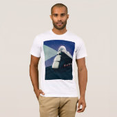 Art Deco-locomotief T-shirt (Voorkant volledig)