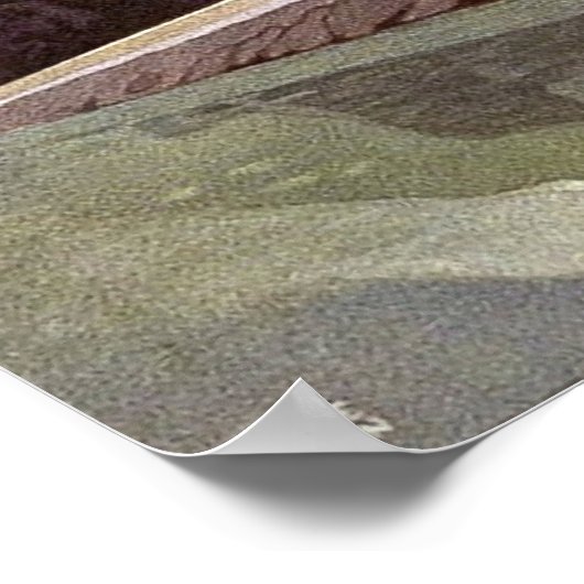 art. deco-locomotieven poster (Hoek)