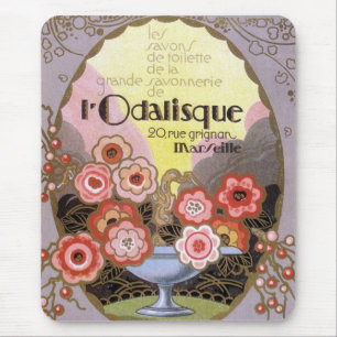 Art Deco l'Odalisque Perfume Label Muismat