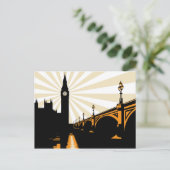 Art Deco London Briefkaart (Staand voorkant)