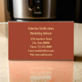 Art Deco look ingelijst Poppy Elegant  Visitekaartje