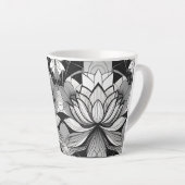 Art Deco Lotus 12oz Mok (Rechterhoek)