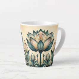 Art Deco Lotus 12oz Mok