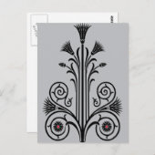 Art Deco Lotus (Egyptisch) Briefkaart (Voorkant / Achterkant)