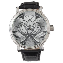Art Deco Lotus eWatch Horloge