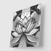 Art Deco Lotus Klok (Hoek)