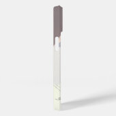  Art Deco Love en Romance Skiing Passen getrouwd Case-Mate iPhone Case (Achterkant / Rechts)