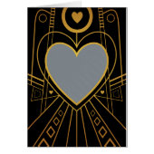 Art Deco Love Heart Border (Voorkant)