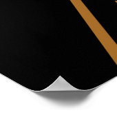 Art Deco Love Heart Border Poster (Hoek)