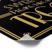 Art Deco Love is een zoete print (Hoek)