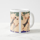  Art Deco Love, The Swing by George Barbier Grote Koffiekop (Voorkant rechts)