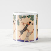  Art Deco Love, The Swing by George Barbier Grote Koffiekop (Voorkant)