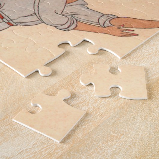 Art Deco Love, The Swing by George Barbier Legpuzzel (Zijkant)