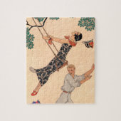 Art Deco Love, The Swing by George Barbier Legpuzzel (Verticaal)