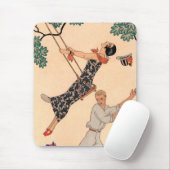  Art Deco Love, The Swing by George Barbier Muismat (Met muis)