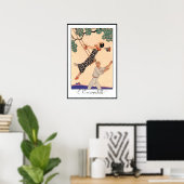 Art Deco Love, The Swing by George Barbier Poster (Thuiskantoor)