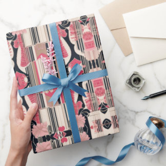 Art Deco Love Wrapping Paper Cadeaupapier