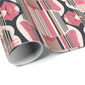 Art Deco Love Wrapping Paper Cadeaupapier (Rol Hoek)