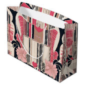 Art Deco Love Wrapping Paper Groot Cadeauzakje (Achterkant Gekanteld)