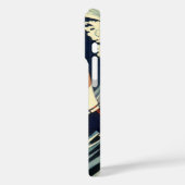  Art Deco Lovers Kiss in The Waves bij Beach Case-Mate iPhone Case (Achterkant / Links)