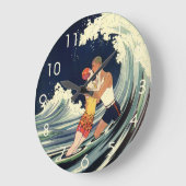  Art Deco Lovers Kiss in The Waves bij Beach Grote Klok (Hoek)