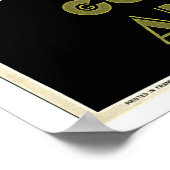  Art Deco-luchtvaartmaatschappijen reizen en Poster (Hoek)